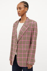 Smythe Glen Check 90s Blazer