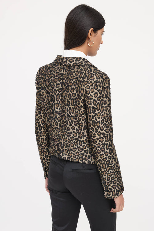 Smythe Single Breasted Patterned Blazer