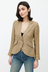 Smythe One Button Blazer