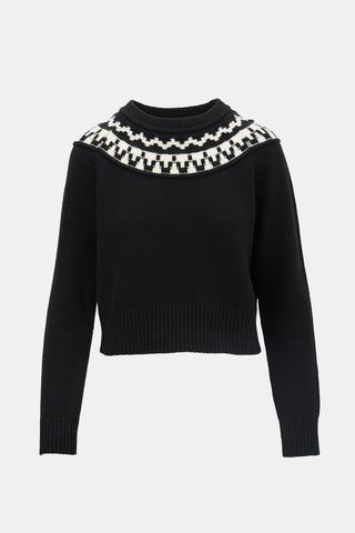 Smythe Cashmere Fair Isle Sweater