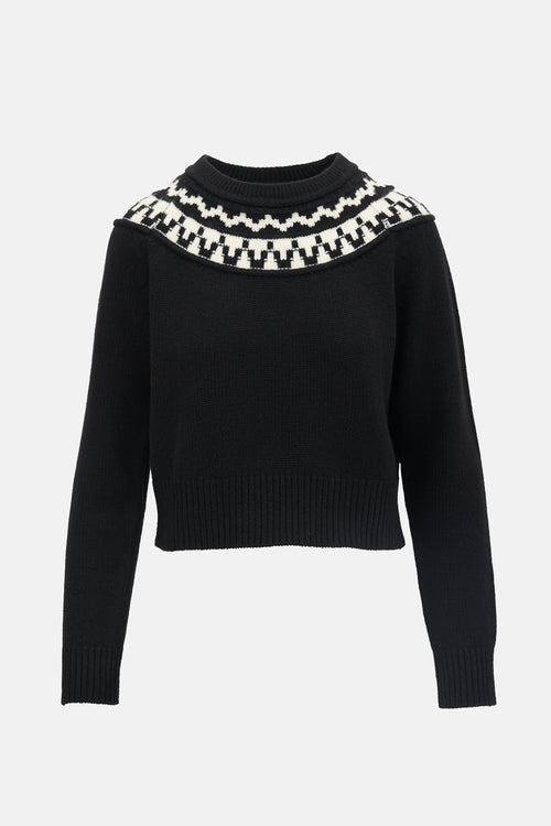 Smythe Cashmere Fair Isle Sweater