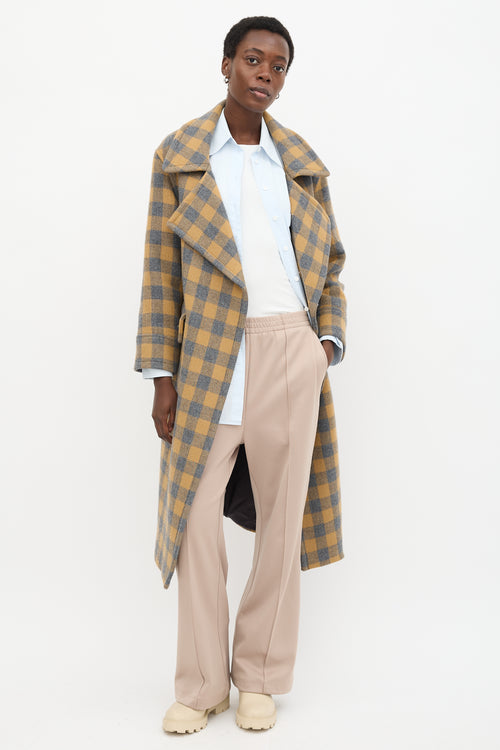 Smythe Check Blanket Coat