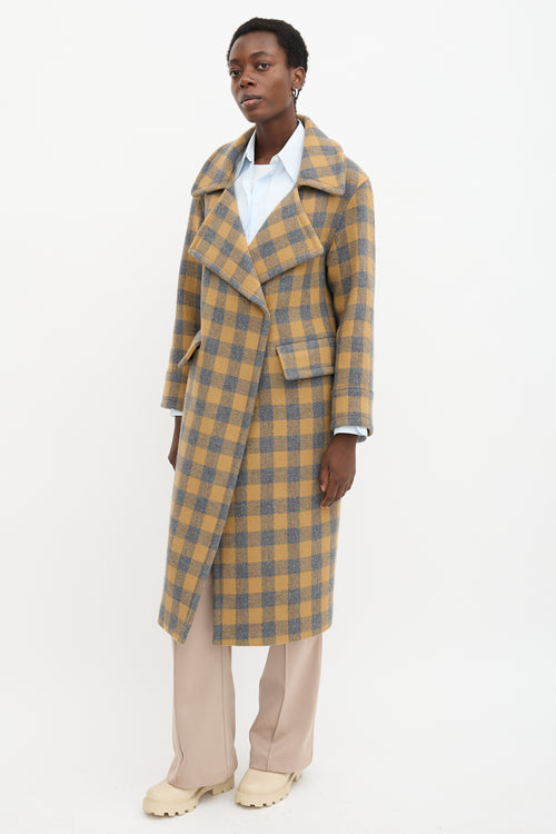 Smythe Check Blanket Coat
