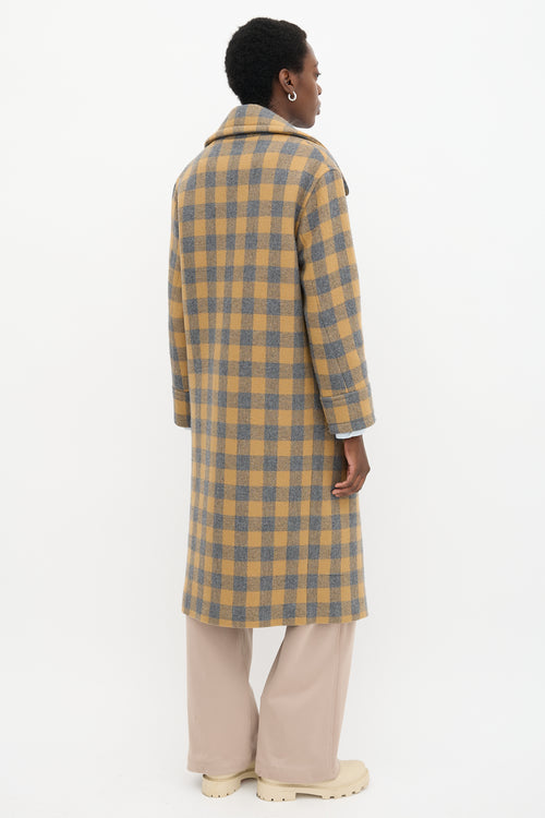 Smythe Check Blanket Coat