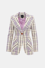 Smythe Check Duchess Blazer