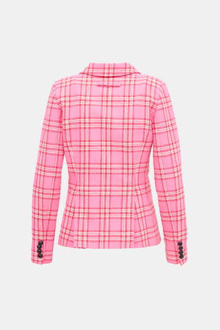 Smythe Check Duchess Blazer