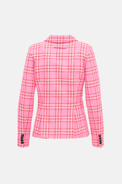 Smythe Check Duchess Blazer