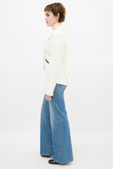 Smythe Lace One Button Blazer