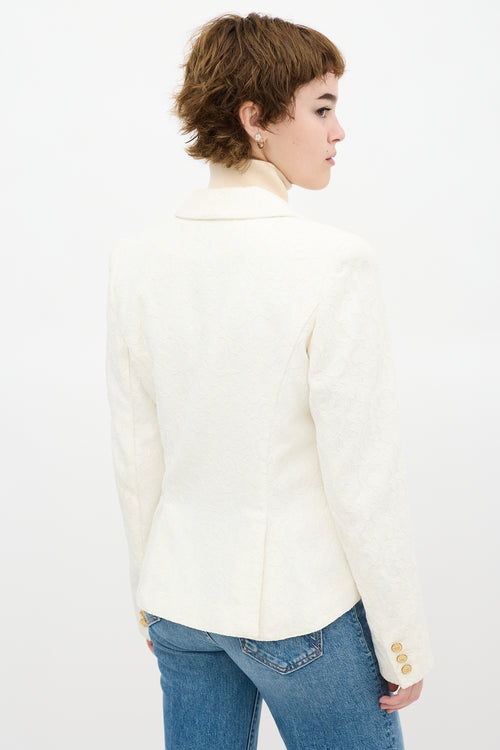 Smythe Lace One Button Blazer