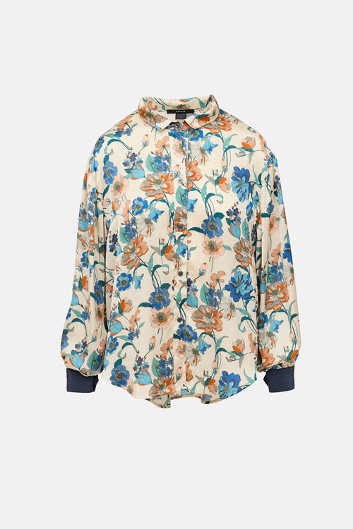 Smythe Floral Button Up Top