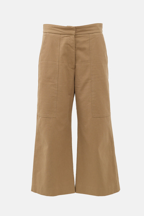 Smythe Cropped Wide Leg Pant