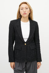 Smythe Inverted Pleat Pocket Blazer