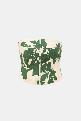 Smythe Floral Bustier Top