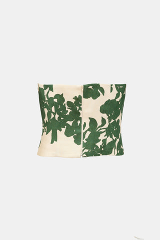 Smythe Floral Bustier Top
