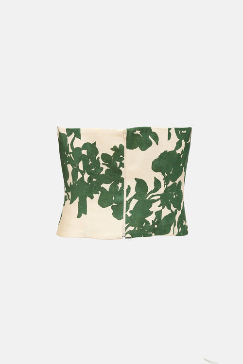 Smythe Floral Bustier Top