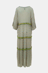Smythe Floral Tiered Maxi Dress