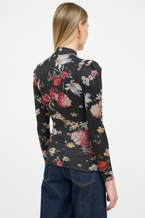 Smythe Shimmer Floral Top