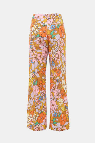 Smythe Floral Wide Leg Trouser