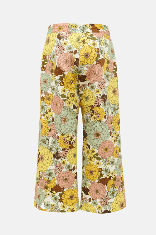 Smythe Floral Wide Leg Trouser