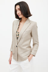Smythe Sparkly Sharp Shoulder Blazer
