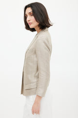 Smythe Sparkly Sharp Shoulder Blazer