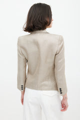 Smythe Sparkly Sharp Shoulder Blazer