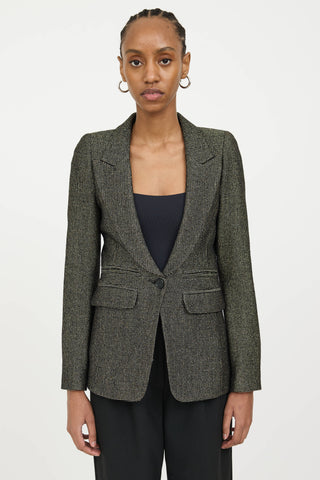 Smythe Metallic Wool Blazer