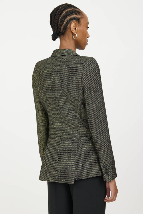Smythe Metallic Wool Blazer
