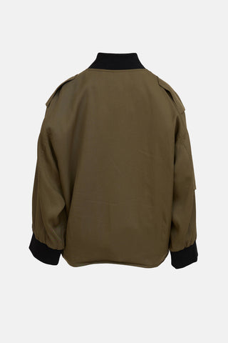 Smythe Oversized Bomber Jacket
