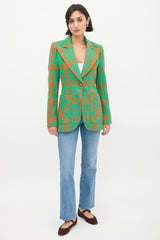 Smythe Plaid Birkin Blazer
