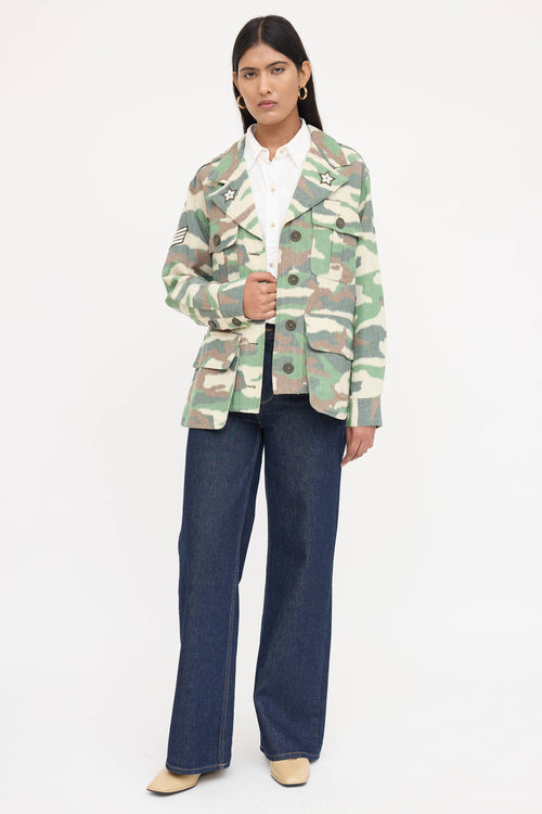 Smythe Camo Embroidered Jacket