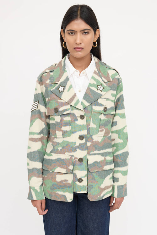 Smythe Camo Embroidered Jacket