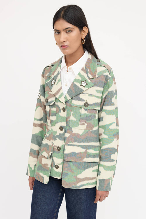 Smythe Camo Embroidered Jacket