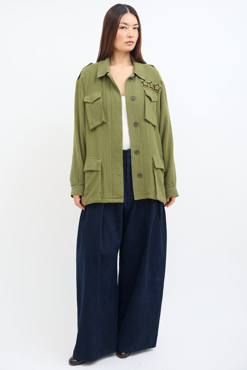 Smythe Green Cargo Pocket Jacket