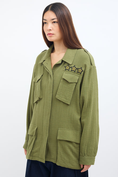 Smythe Green Cargo Pocket Jacket