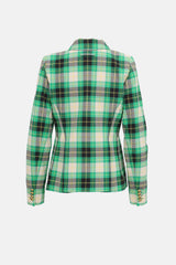 Smythe Plaid Duchess Blazer