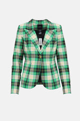 Smythe Plaid Duchess Blazer