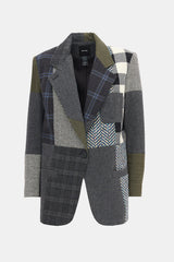 Smythe Wool Patchwork Blazer