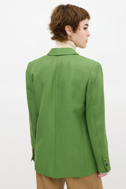 Smythe Green Linen 90's Blazer