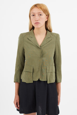 Smythe Cropped Flap Pocket Jacket
