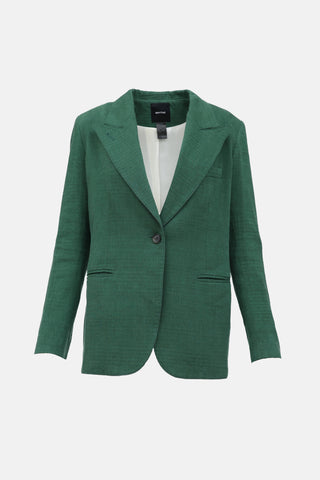 Smythe Linen Peak Lapel Blazer
