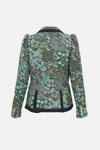 Smythe Floral Single Breasted Blazer