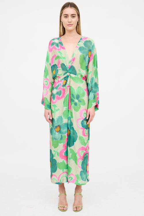 Smythe Patterned Twist Dress
