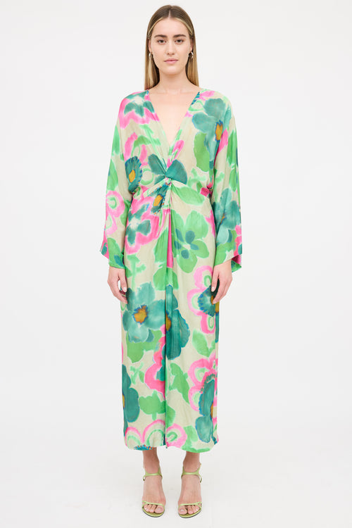 Smythe Patterned Twist Dress