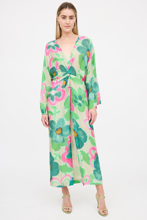 Smythe Patterned Twist Dress