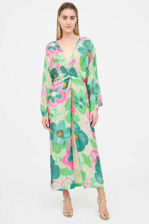 Smythe Patterned Twist Dress