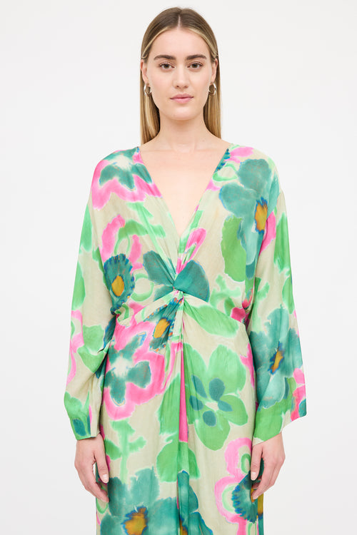 Smythe Patterned Twist Dress