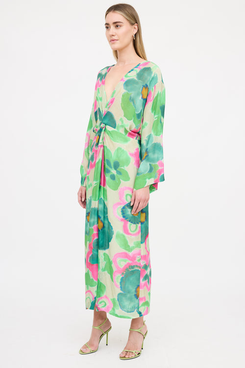 Smythe Patterned Twist Dress