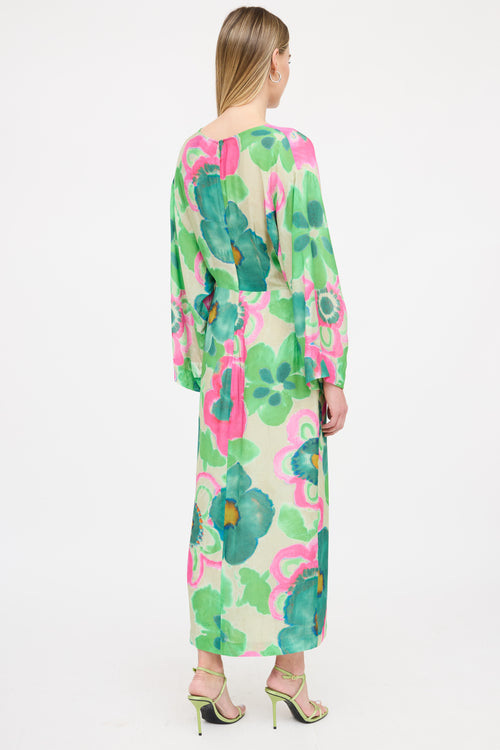 Smythe Patterned Twist Dress