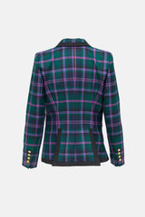 Smythe Plaid Wool Blazer